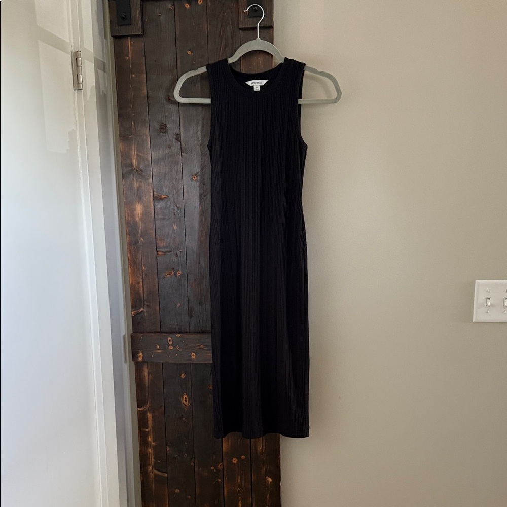 Nine West Elegant Black Midi Dress
